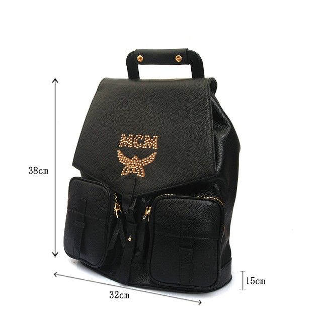 2014 NEW Sytle MCM Studded Backpack NO.0009 - Click Image to Close